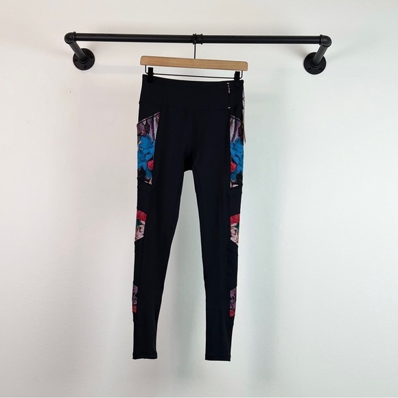 NWT Calia by Carrie Underwood Essential Mesh High Waisted Leggings Floral - Picture 7 of 11